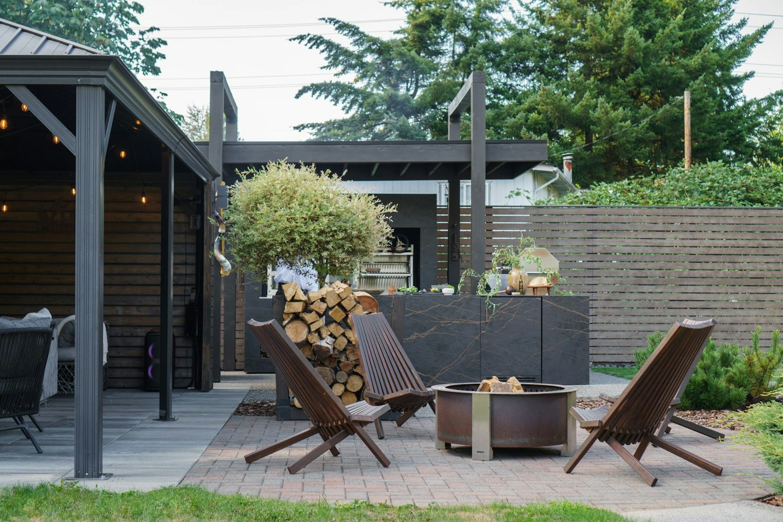 Completed Dekton indoor and outdoor living space by ProGranite Surfaces